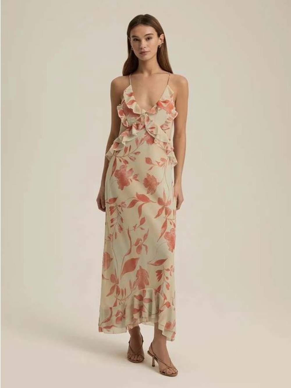 NEW FAVORITE DAUGHTER who me dress in beige Size S - Picture 4 of 15